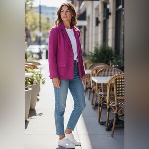 Jessica Fuchsia Blazer